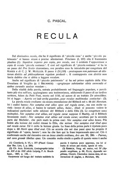 Rivista indo-greco-italica di filologia, lingua, antichità periodico trimestrale