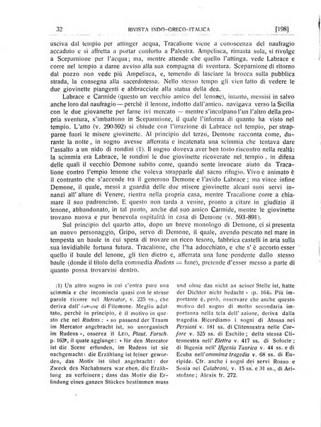 Rivista indo-greco-italica di filologia, lingua, antichità periodico trimestrale