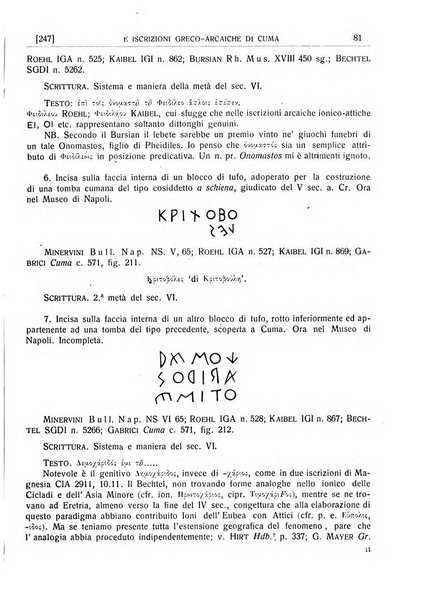 Rivista indo-greco-italica di filologia, lingua, antichità periodico trimestrale