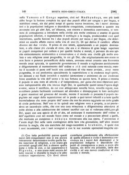 Rivista indo-greco-italica di filologia, lingua, antichità periodico trimestrale