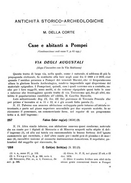 Rivista indo-greco-italica di filologia, lingua, antichità periodico trimestrale