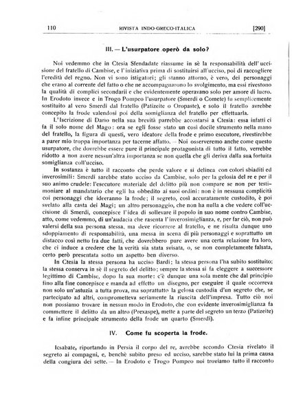 Rivista indo-greco-italica di filologia, lingua, antichità periodico trimestrale