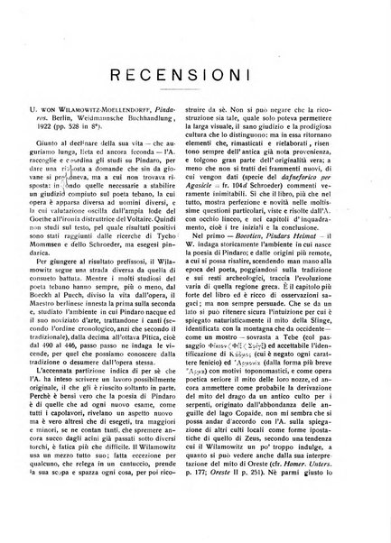 Rivista indo-greco-italica di filologia, lingua, antichità periodico trimestrale