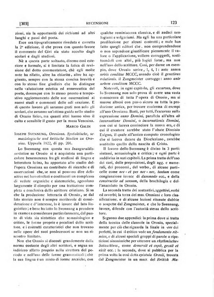 Rivista indo-greco-italica di filologia, lingua, antichità periodico trimestrale