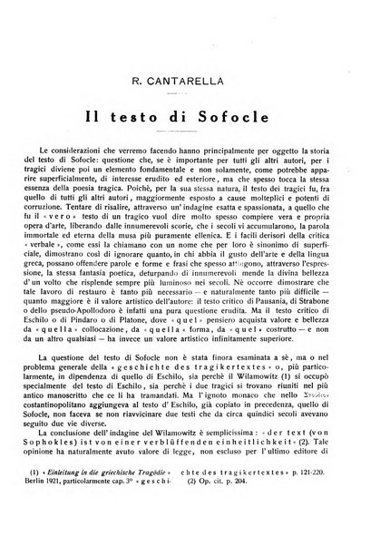 Rivista indo-greco-italica di filologia, lingua, antichità periodico trimestrale