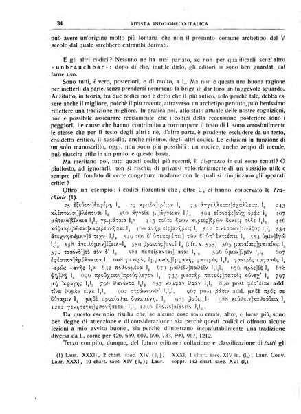 Rivista indo-greco-italica di filologia, lingua, antichità periodico trimestrale