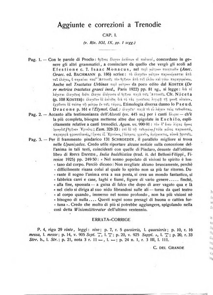 Rivista indo-greco-italica di filologia, lingua, antichità periodico trimestrale