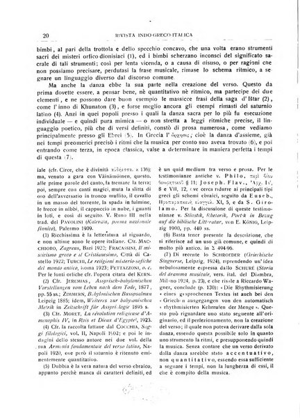 Rivista indo-greco-italica di filologia, lingua, antichità periodico trimestrale