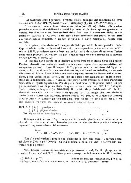 Rivista indo-greco-italica di filologia, lingua, antichità periodico trimestrale