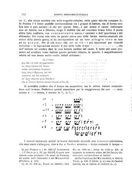 Rivista indo-greco-italica di filologia, lingua, antichità periodico trimestrale