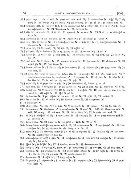 Rivista indo-greco-italica di filologia, lingua, antichità periodico trimestrale