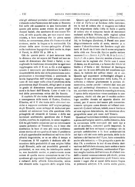 Rivista indo-greco-italica di filologia, lingua, antichità periodico trimestrale