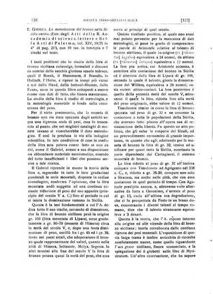 Rivista indo-greco-italica di filologia, lingua, antichità periodico trimestrale