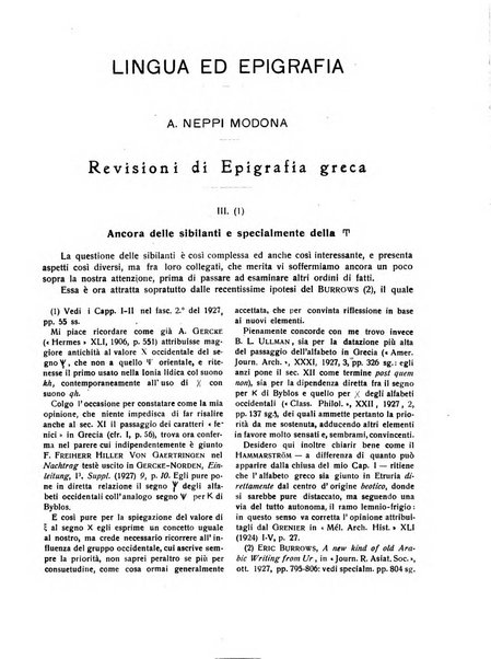 Rivista indo-greco-italica di filologia, lingua, antichità periodico trimestrale