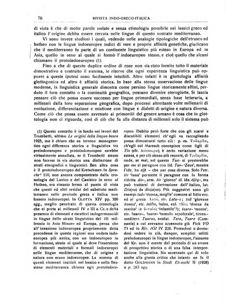 Rivista indo-greco-italica di filologia, lingua, antichità periodico trimestrale