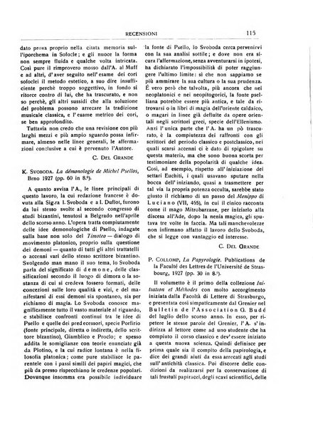 Rivista indo-greco-italica di filologia, lingua, antichità periodico trimestrale