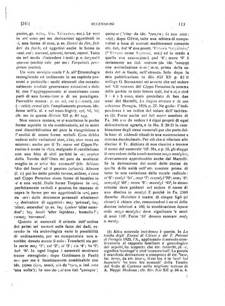 Rivista indo-greco-italica di filologia, lingua, antichità periodico trimestrale