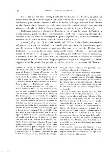 Rivista indo-greco-italica di filologia, lingua, antichità periodico trimestrale