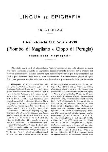 Rivista indo-greco-italica di filologia, lingua, antichità periodico trimestrale