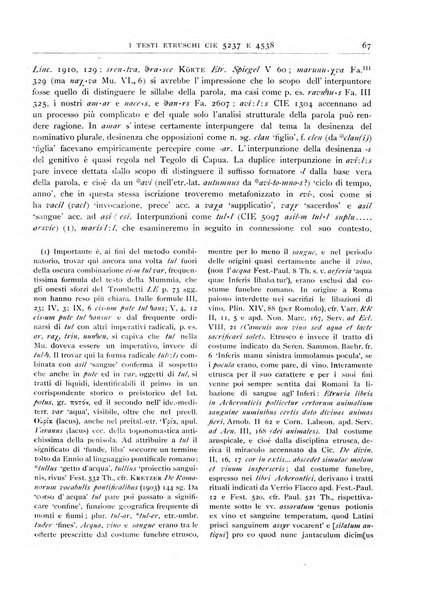 Rivista indo-greco-italica di filologia, lingua, antichità periodico trimestrale