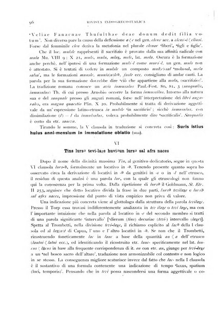 Rivista indo-greco-italica di filologia, lingua, antichità periodico trimestrale