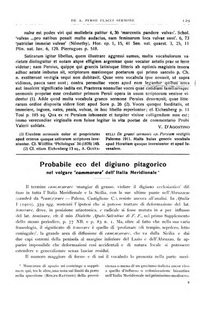 Rivista indo-greco-italica di filologia, lingua, antichità periodico trimestrale