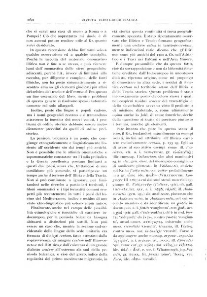 Rivista indo-greco-italica di filologia, lingua, antichità periodico trimestrale