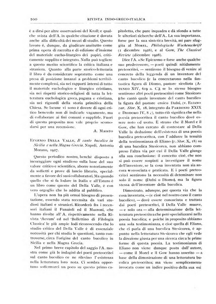 Rivista indo-greco-italica di filologia, lingua, antichità periodico trimestrale