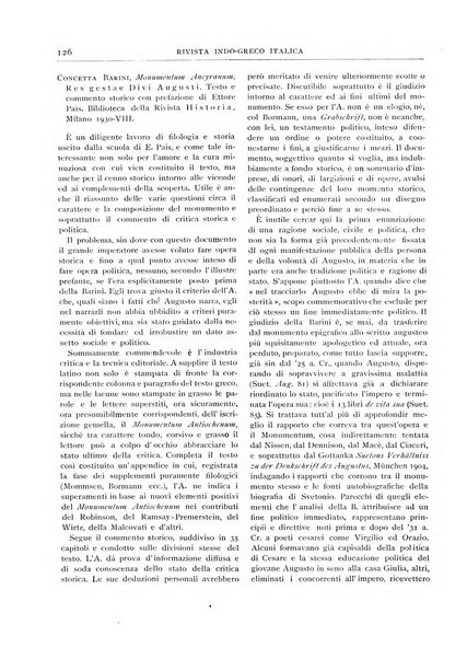 Rivista indo-greco-italica di filologia, lingua, antichità periodico trimestrale