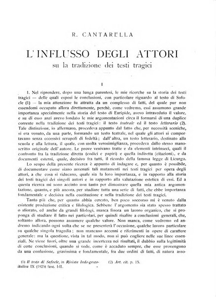 Rivista indo-greco-italica di filologia, lingua, antichità periodico trimestrale