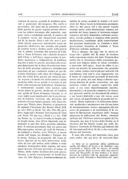 Rivista indo-greco-italica di filologia, lingua, antichità periodico trimestrale