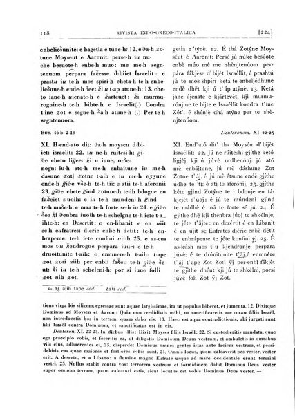 Rivista indo-greco-italica di filologia, lingua, antichità periodico trimestrale