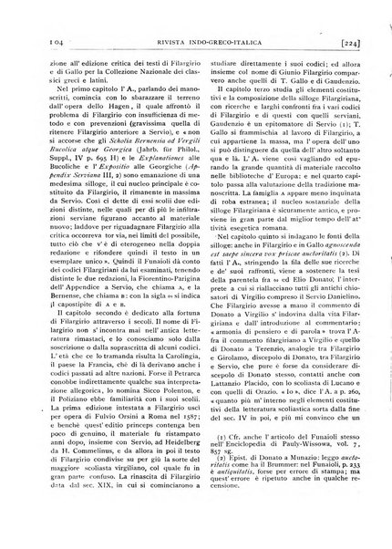 Rivista indo-greco-italica di filologia, lingua, antichità periodico trimestrale