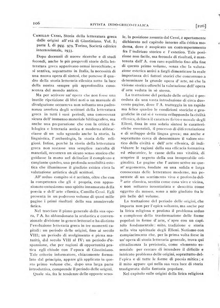 Rivista indo-greco-italica di filologia, lingua, antichità periodico trimestrale