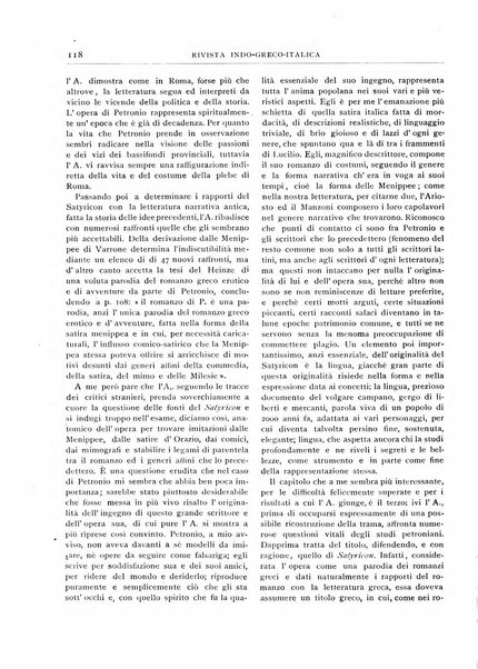 Rivista indo-greco-italica di filologia, lingua, antichità periodico trimestrale