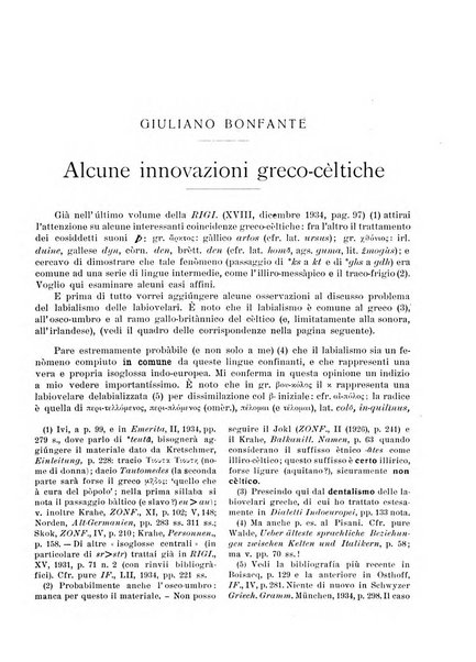 Rivista indo-greco-italica di filologia, lingua, antichità periodico trimestrale