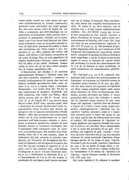 Rivista indo-greco-italica di filologia, lingua, antichità periodico trimestrale