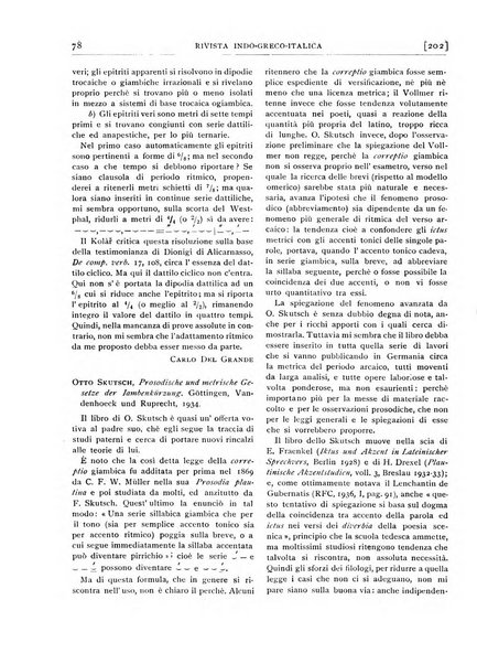 Rivista indo-greco-italica di filologia, lingua, antichità periodico trimestrale