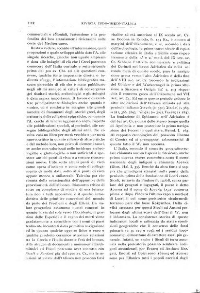 Rivista indo-greco-italica di filologia, lingua, antichità periodico trimestrale