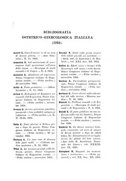 Rivista italiana di ginecologia pubblicazione bimestrale