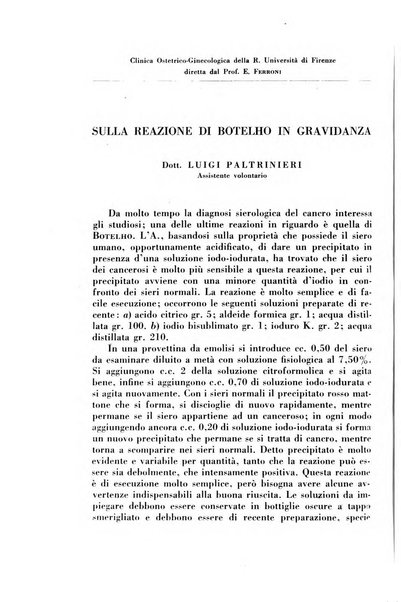 Rivista italiana di ginecologia pubblicazione bimestrale