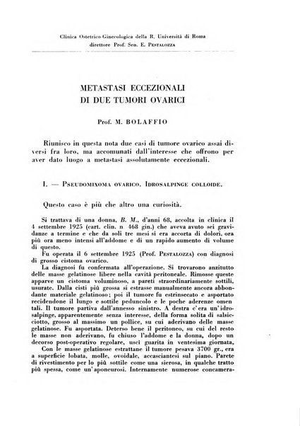 Rivista italiana di ginecologia pubblicazione bimestrale