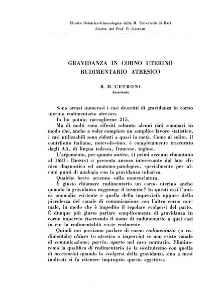 Rivista italiana di ginecologia pubblicazione bimestrale