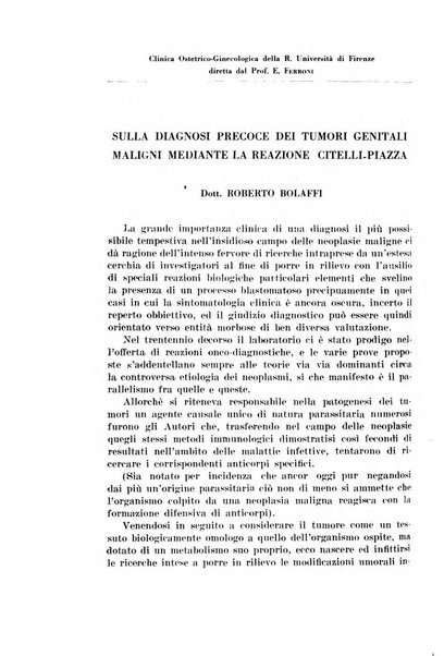 Rivista italiana di ginecologia pubblicazione bimestrale