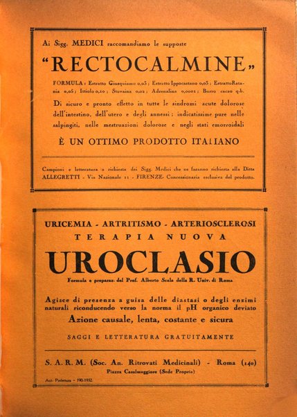 Rivista italiana di ginecologia pubblicazione bimestrale