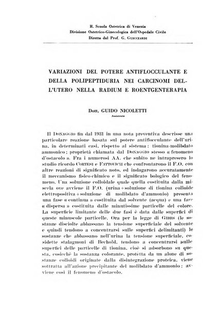 Rivista italiana di ginecologia pubblicazione bimestrale