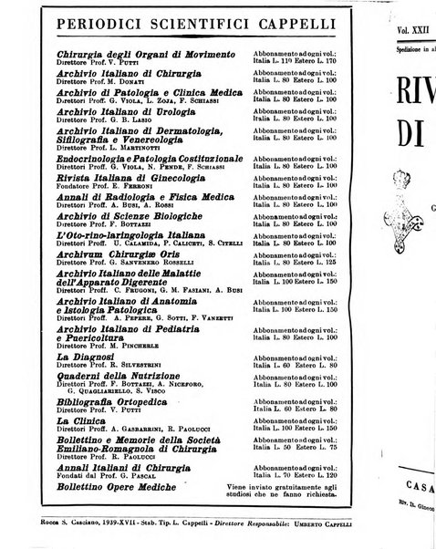 Rivista italiana di ginecologia pubblicazione bimestrale