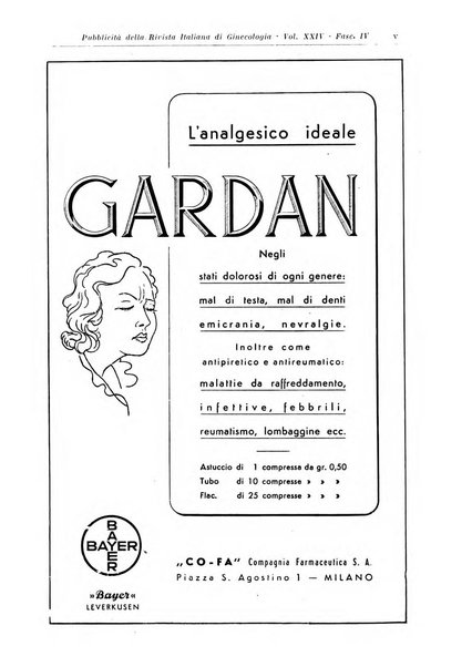 Rivista italiana di ginecologia pubblicazione bimestrale