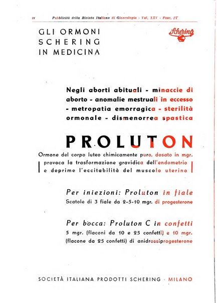 Rivista italiana di ginecologia pubblicazione bimestrale