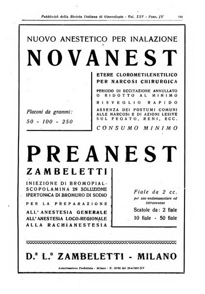 Rivista italiana di ginecologia pubblicazione bimestrale